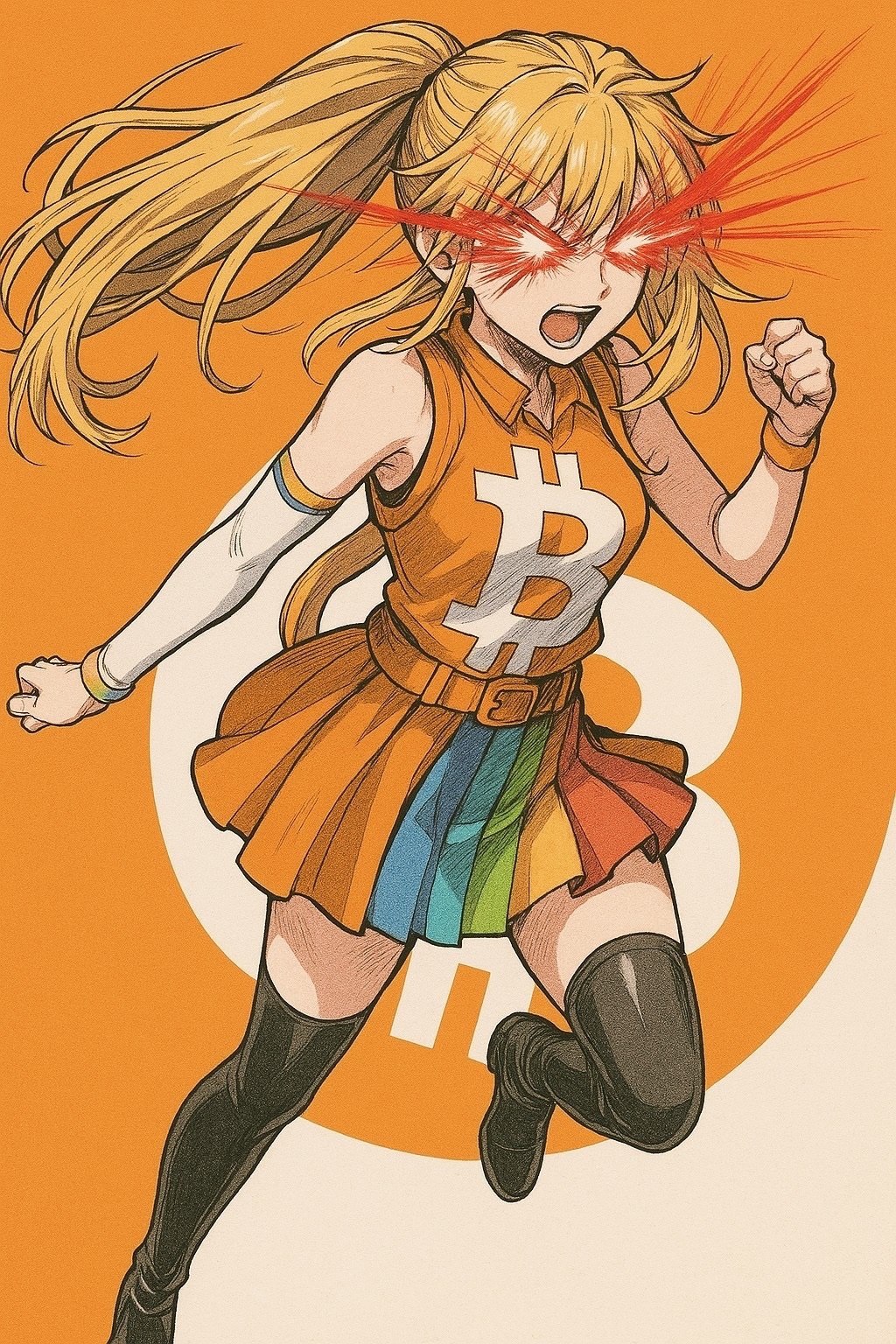 Anime Bitcoin Character