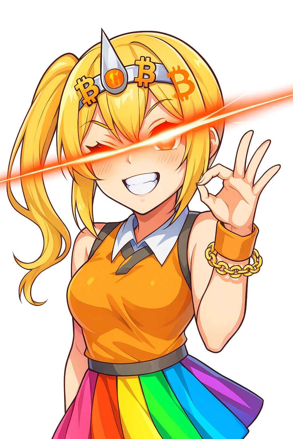 Anime Bitcoin Character