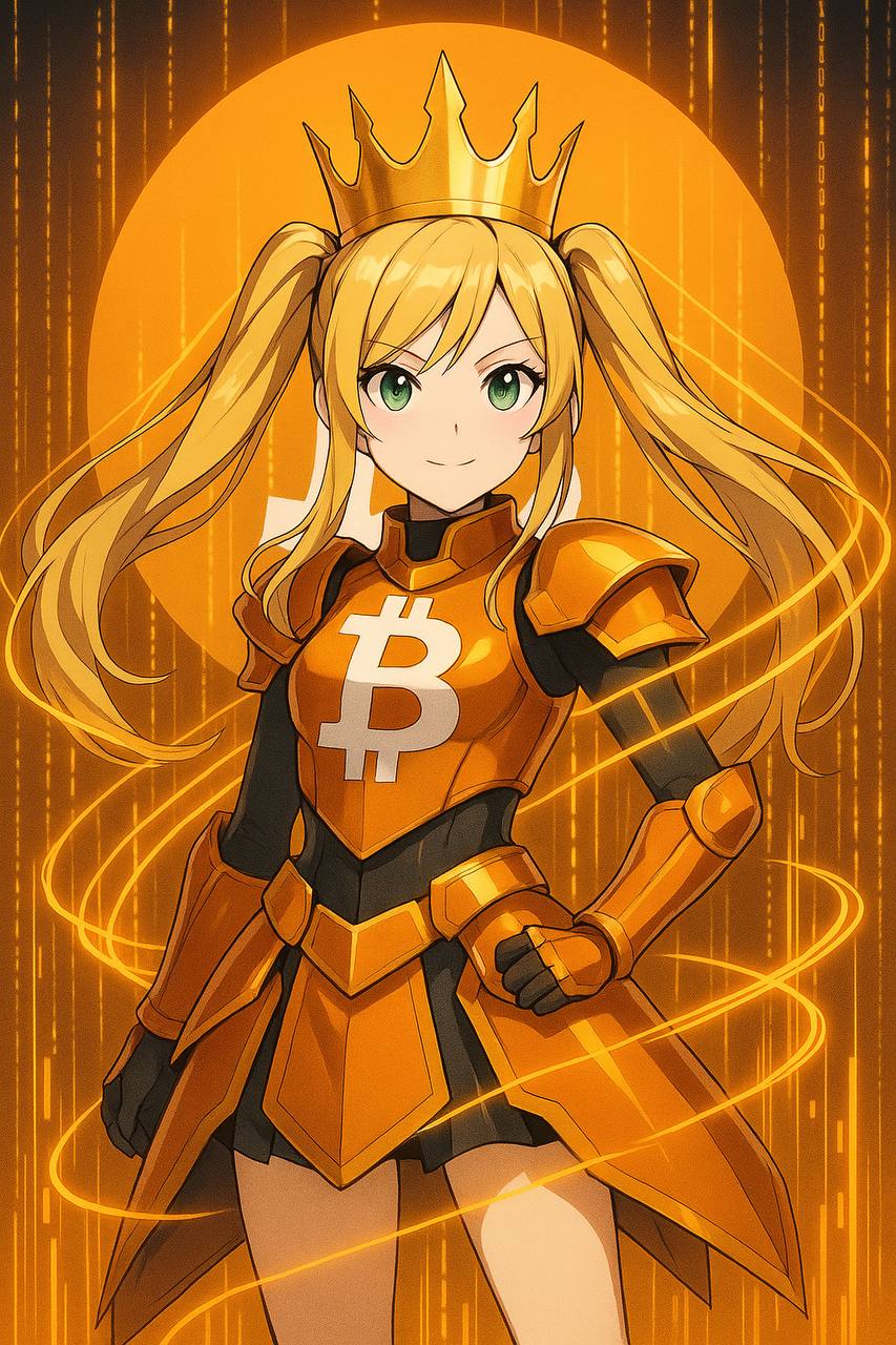 Anime Bitcoin Character